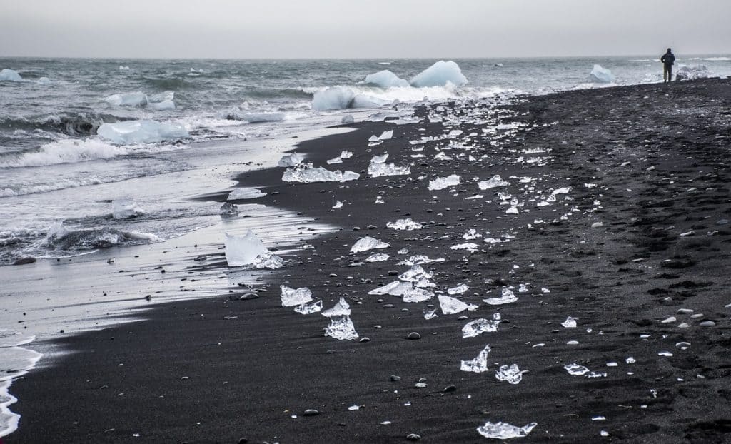 Black Diamond Beach in south Iceland