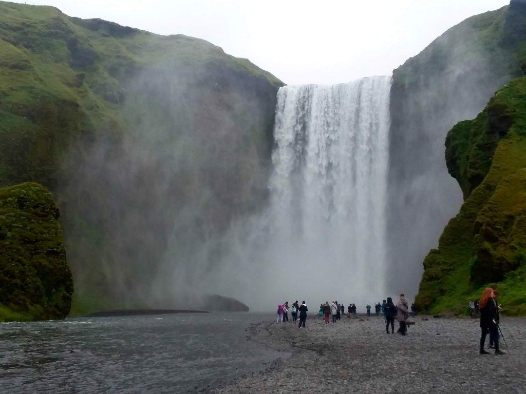 Skogafoss Waterfall is one of the best south Iceland attractions