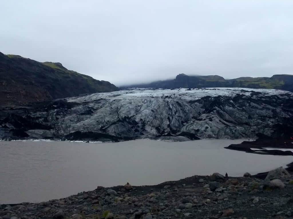 Myrdalsjokull Glacier in Iceland