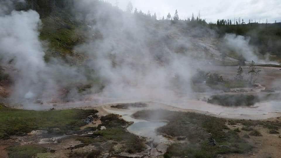Artist Paint Pots Trail in Yellowstone National Park