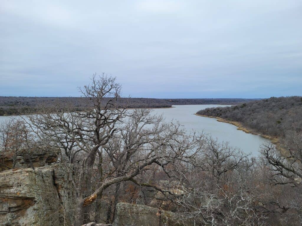 Penitentiary Hollow Overlook at Lake Mineral Wells State Park