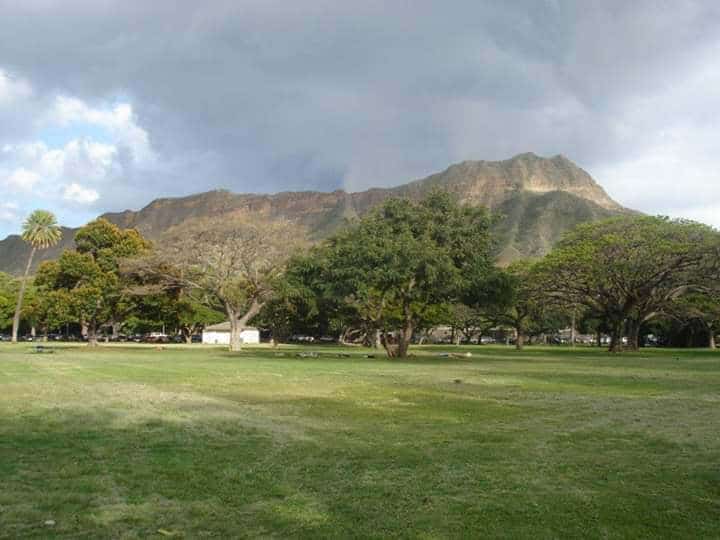 View of Diamond Head from the base