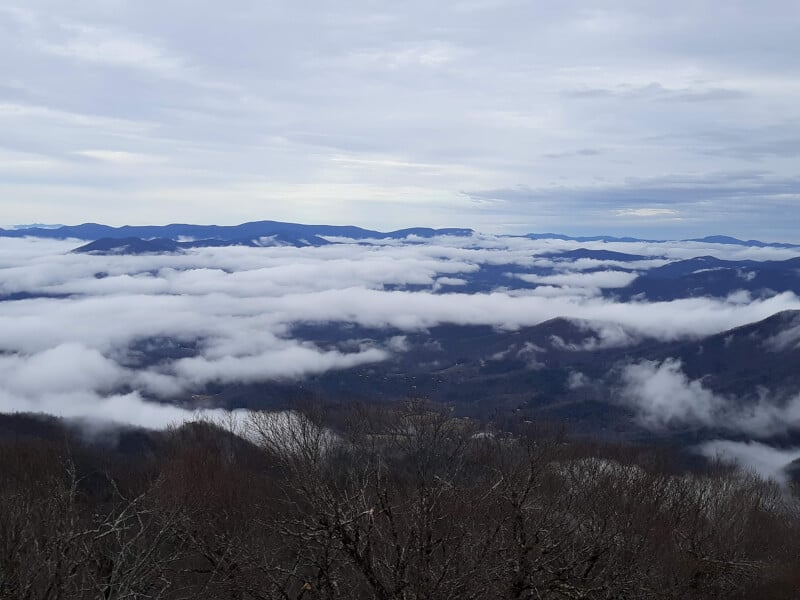 Views from the summit of the Brasstown Bald Trail