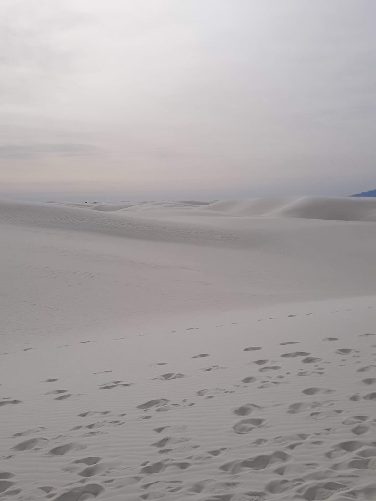 The Alkali Flat Trail in White Sands National Park