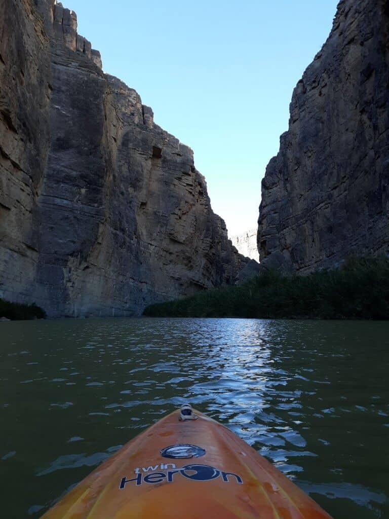 Kayaking Santa Elena Canyon on the Rio Grande River