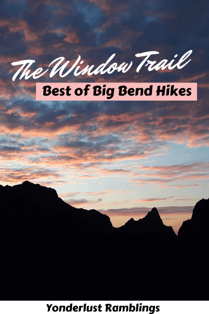 The iconic Window Trail is the best of Big Bend hikes