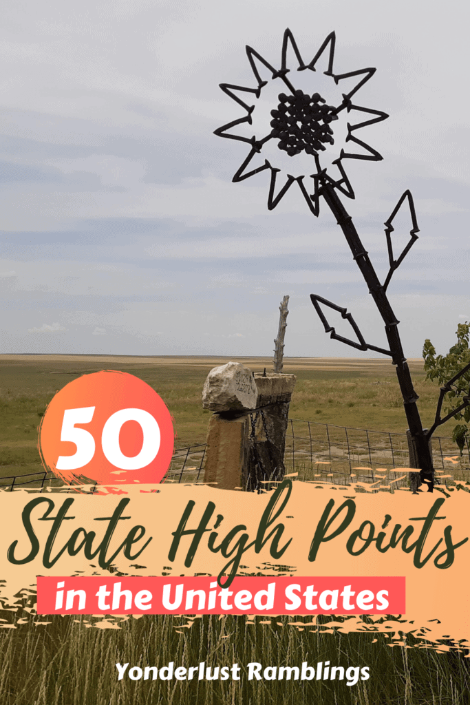 The highest peak in all 50 states