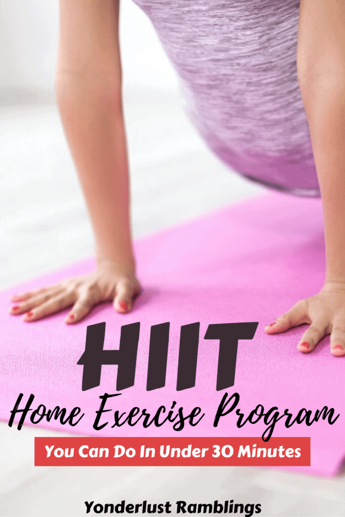 HIIT home workout program