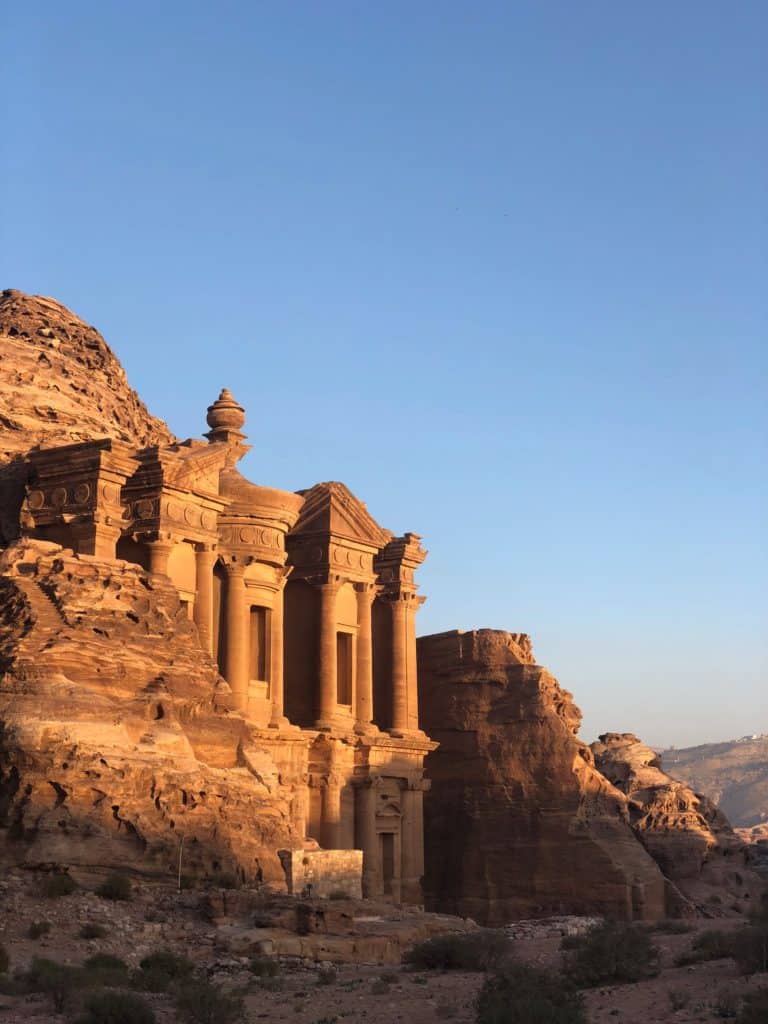 An adventure run in Petra Jordan 