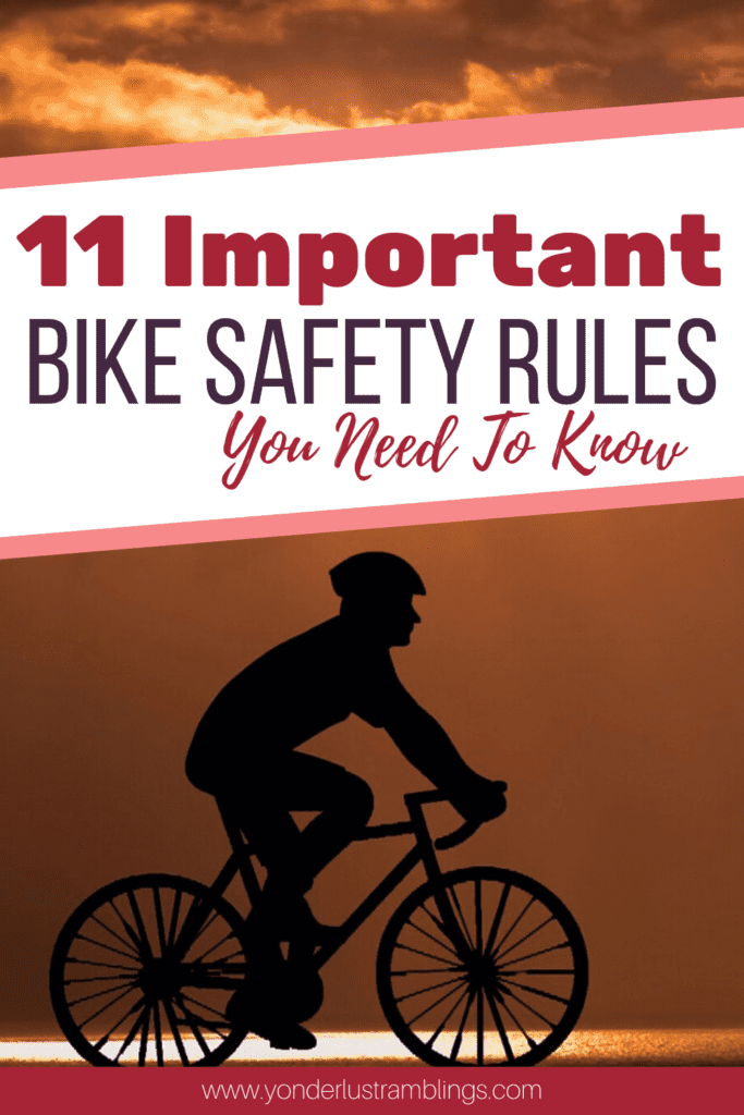 Cycling safety tips