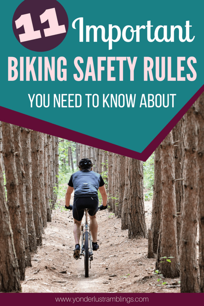 Biking safety rules
