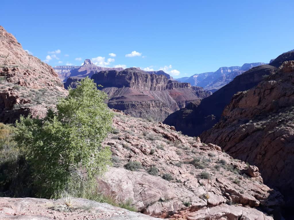 Hiking the Bright Angel Trail in Grand Canyon
