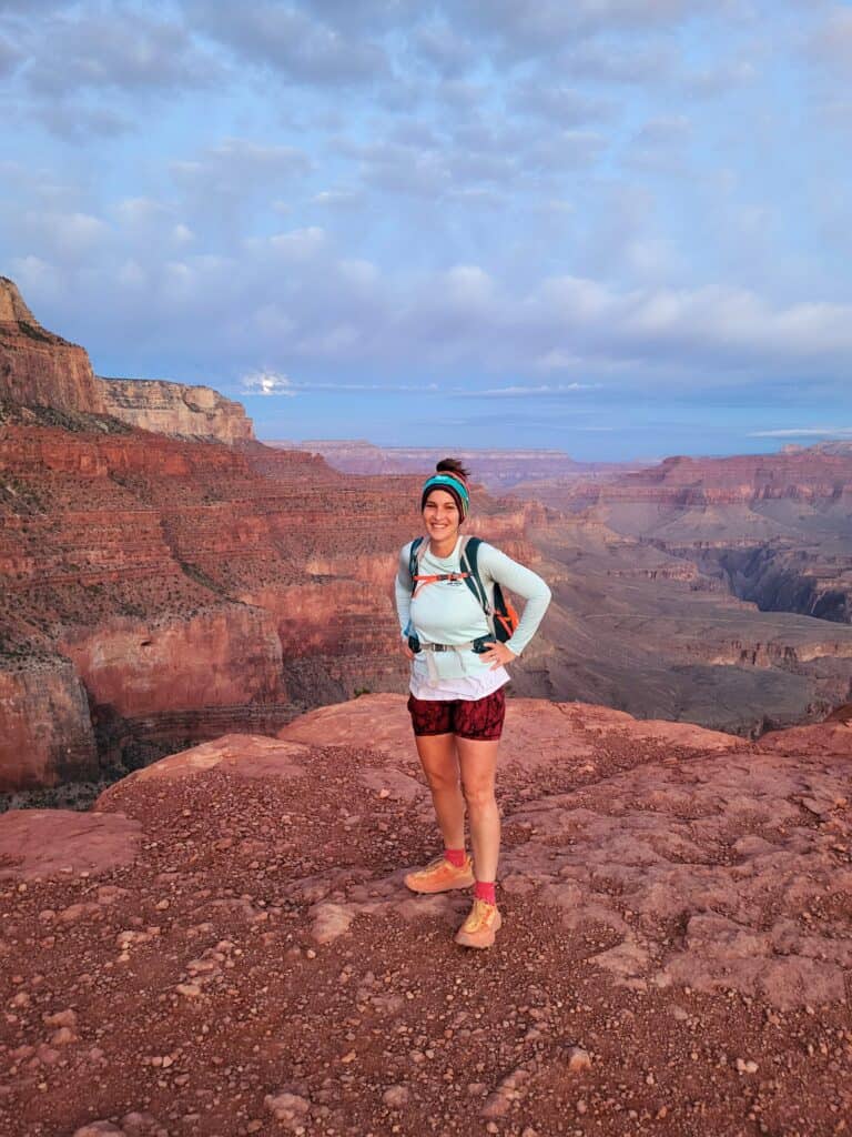 Rim to Rim in the Grand Canyon in trail runners