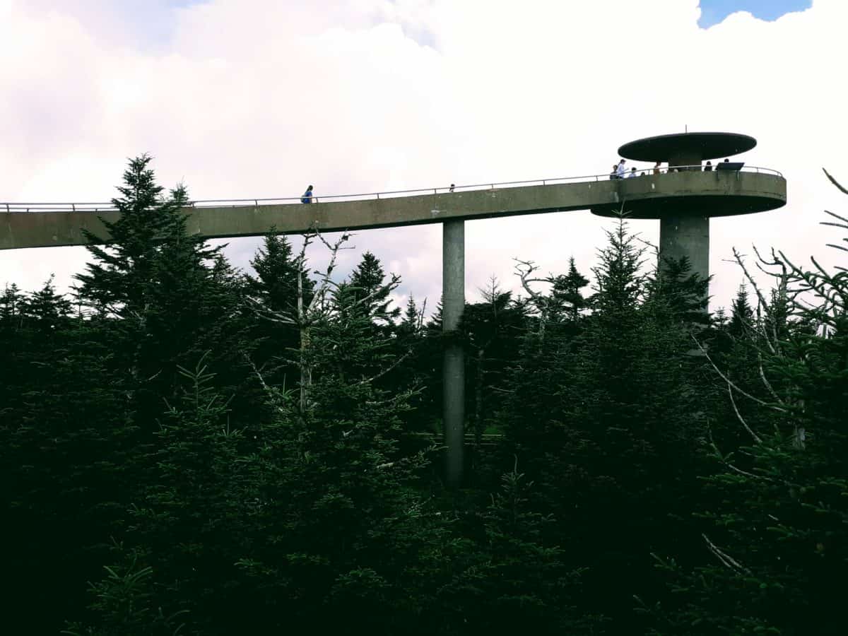 The Clingmans Dome hike in Tennessee