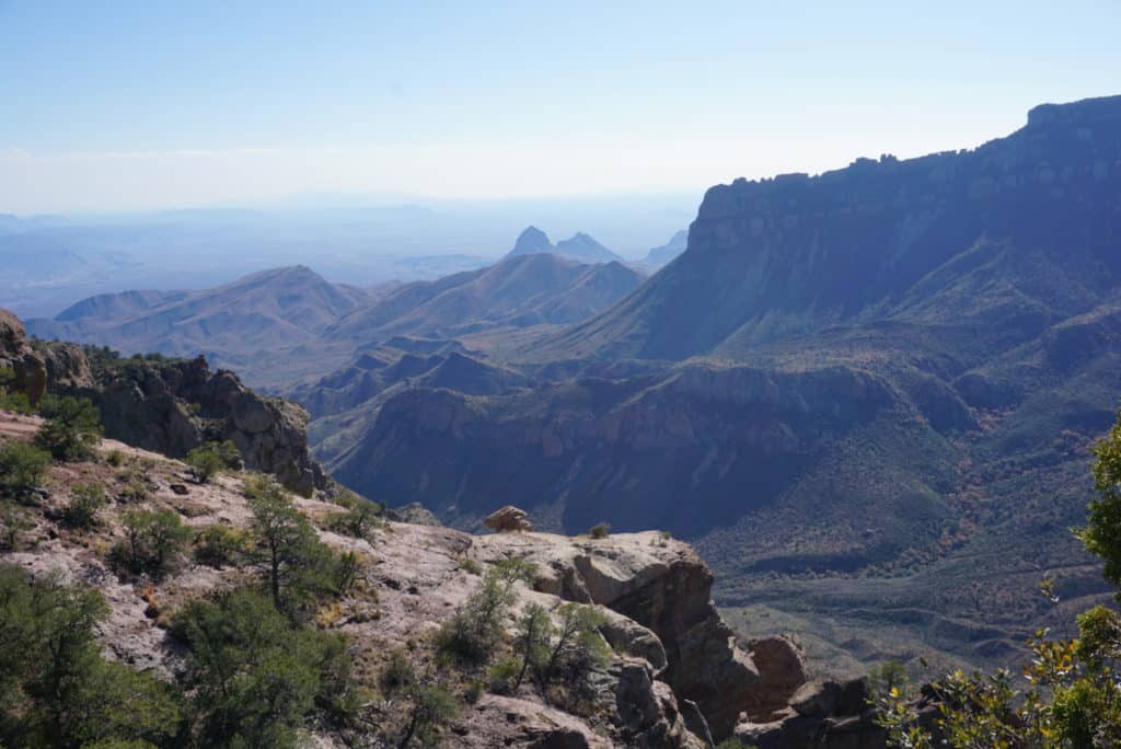 The summit of the Lost Mine Trail in Big Bend National Park