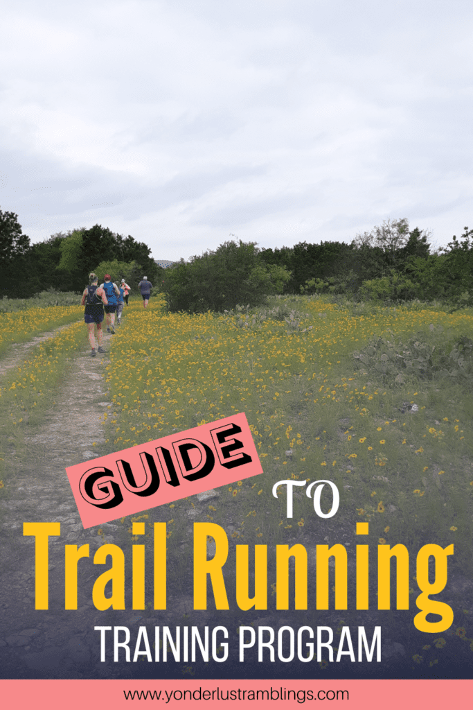Trail running training plan