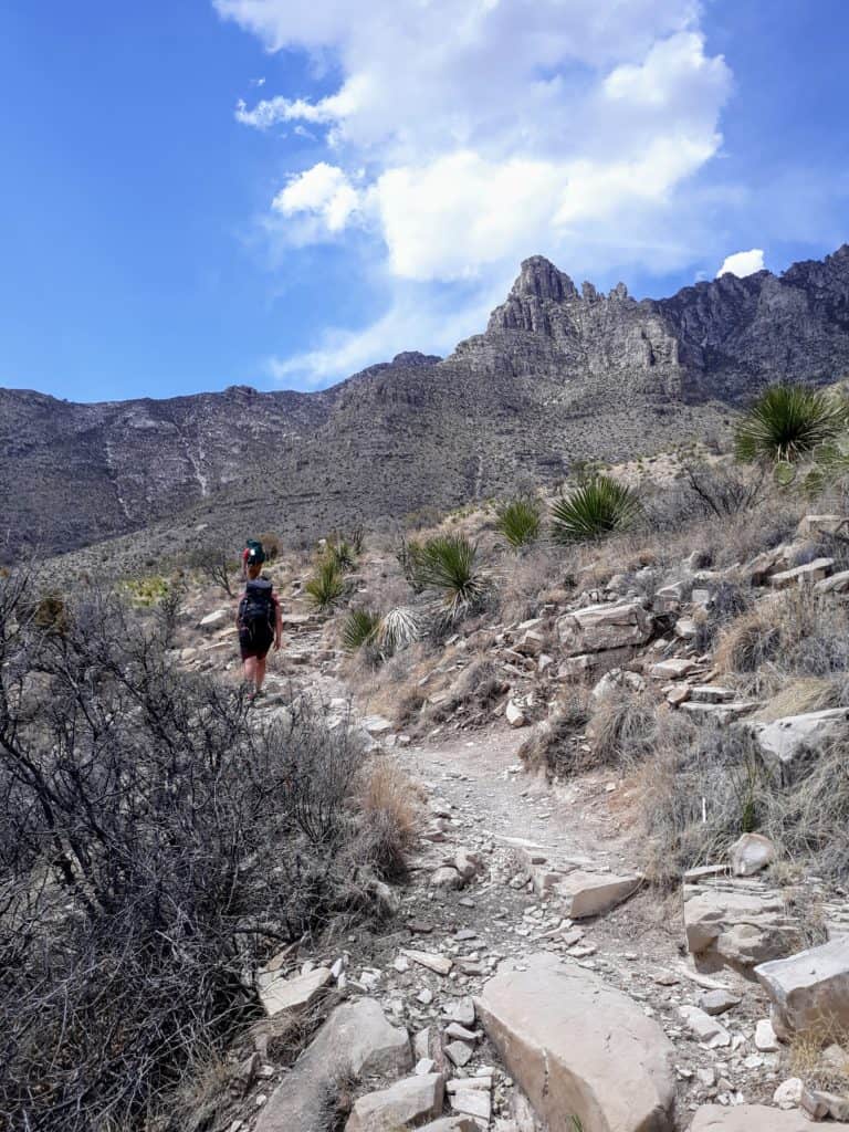The Tejas Trail in Guadalupe Mountains National Park