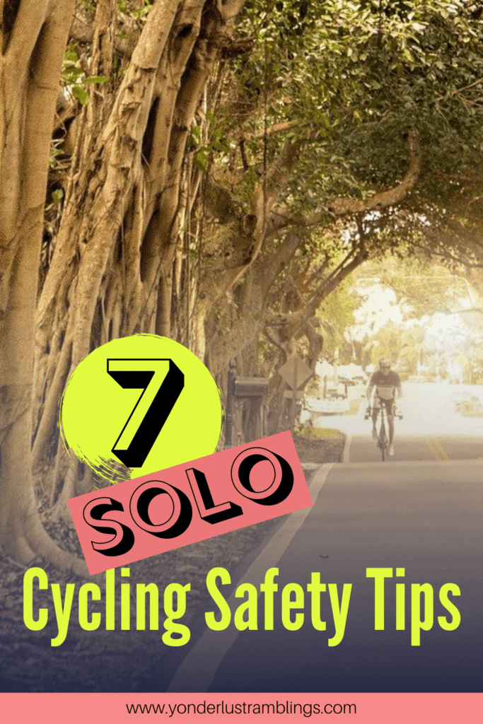 Biking alone safety tips