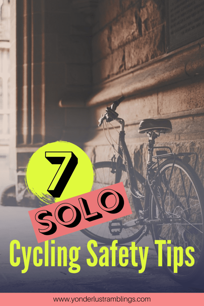 Biking alone safety tips