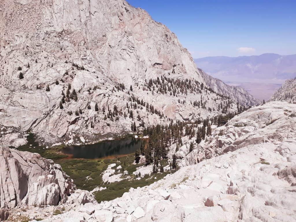 One of the many water sources you will pass when hiking Mt. Whitney