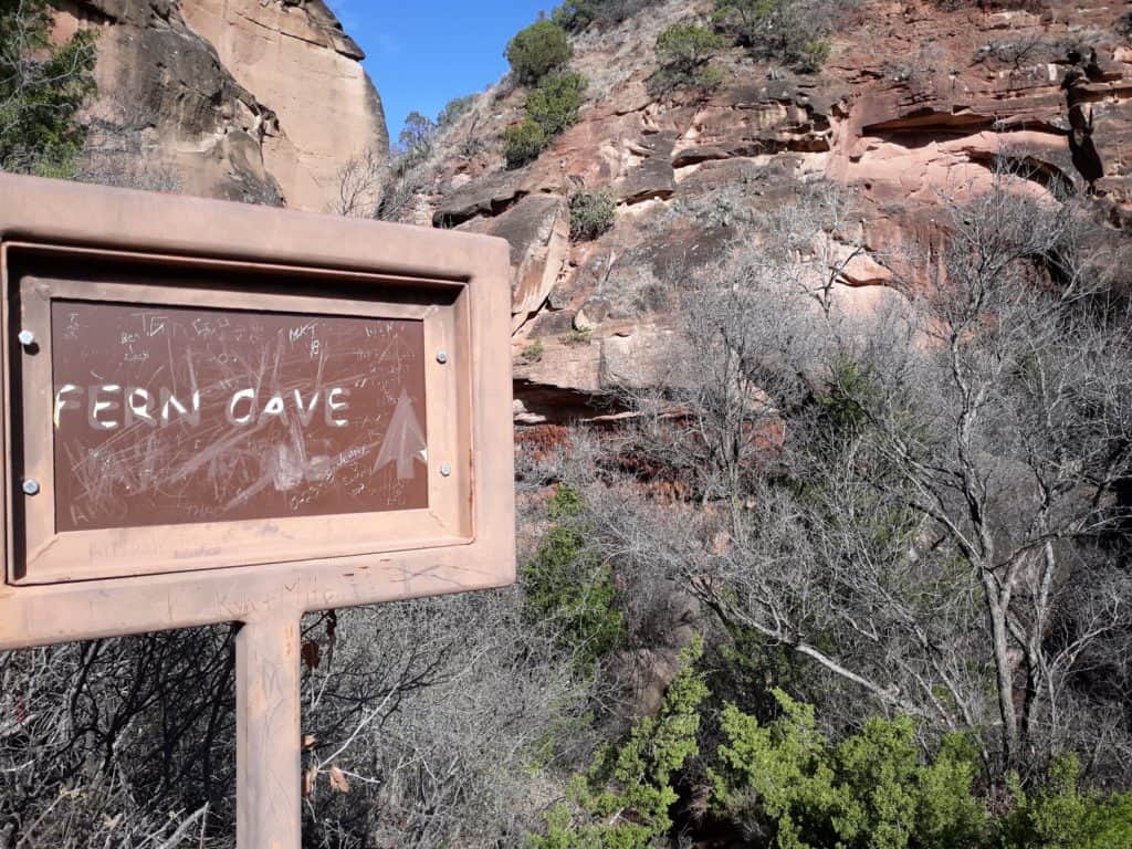 Fern Cave in Caprock Canyons