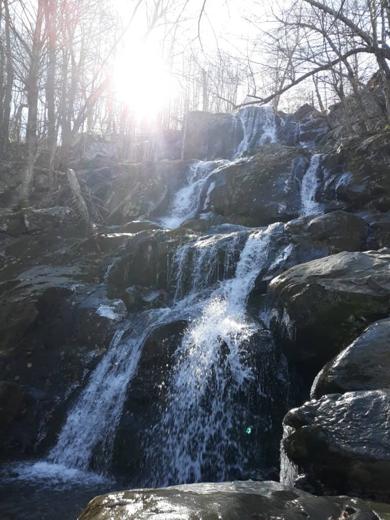 The Dark Hollow Falls Trail in Shenandoah