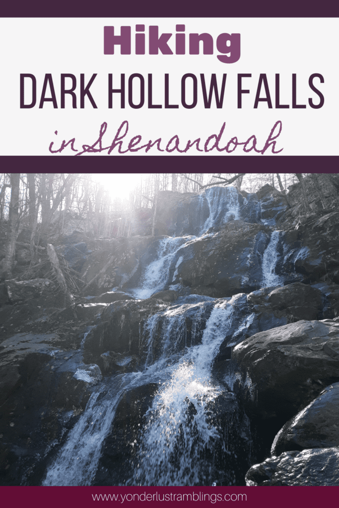 The Dark Hollow Falls hike in Shenandoah