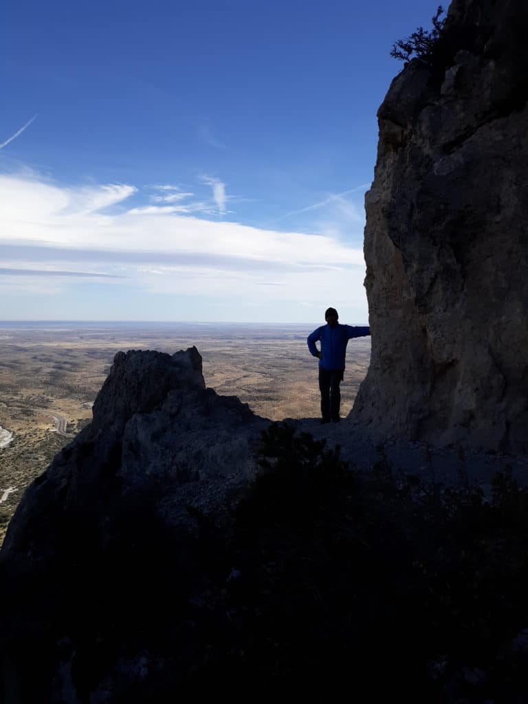 The Guadalupe Peak Trail in Guadalupe Mountains National Park
