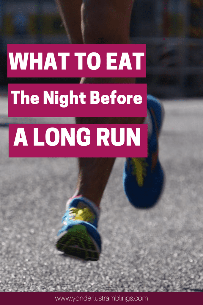 What to eat the night before a long run