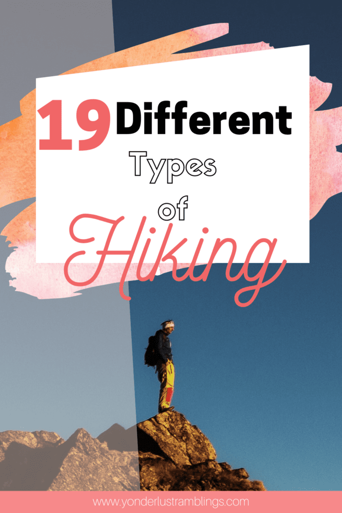 Different types of hiking