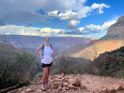 The Bright Angel Trail in Grand Canyon