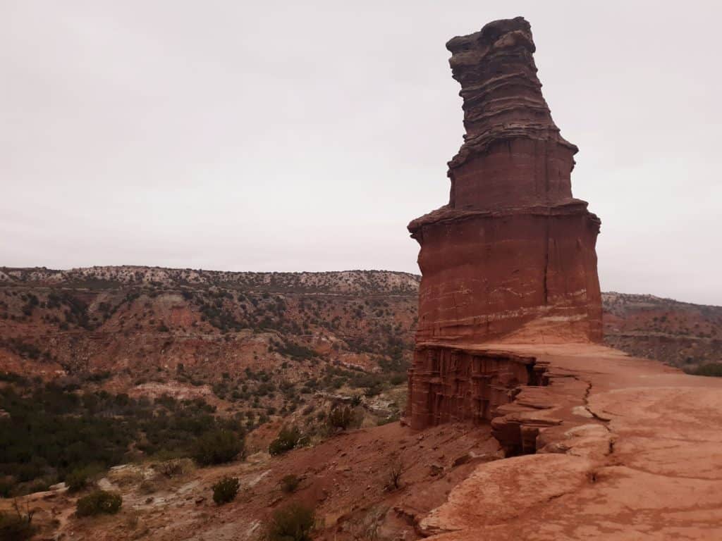 The Lighthouse on the Lighthouse Trail in Palo Duro Canyon State Park