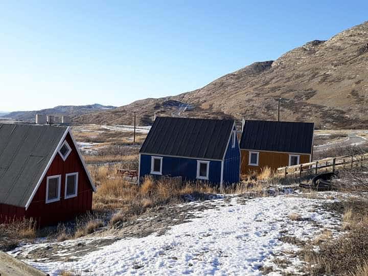 A pop of color in Greenland