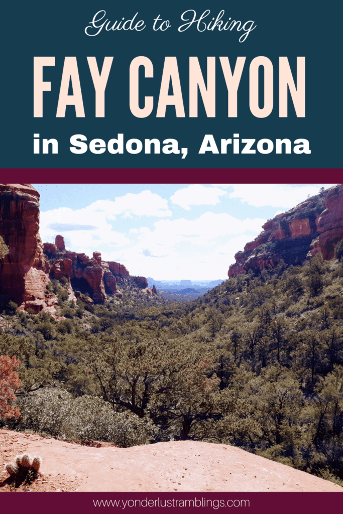 Hiking the Fay Canyon Trail in Sedona Arizona