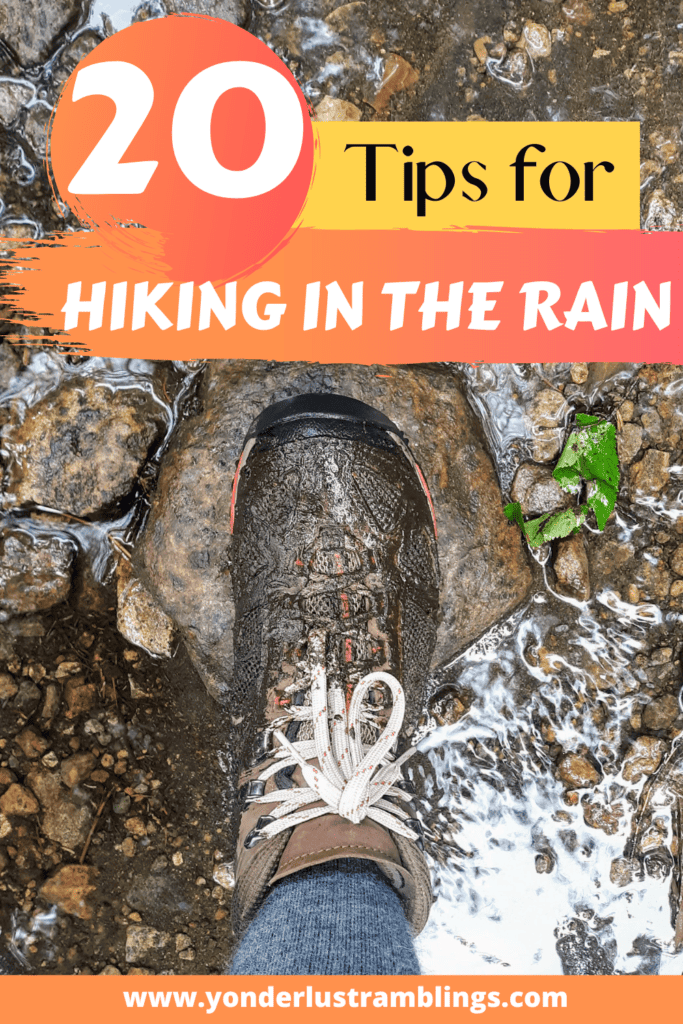Tips for hiking in the rain and the right rainy day gear