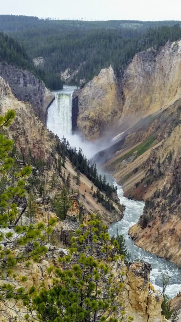 Visit the Grand Canyon of Yellowstone as part of a 3 day Yellowstone itinerary from the west entrance