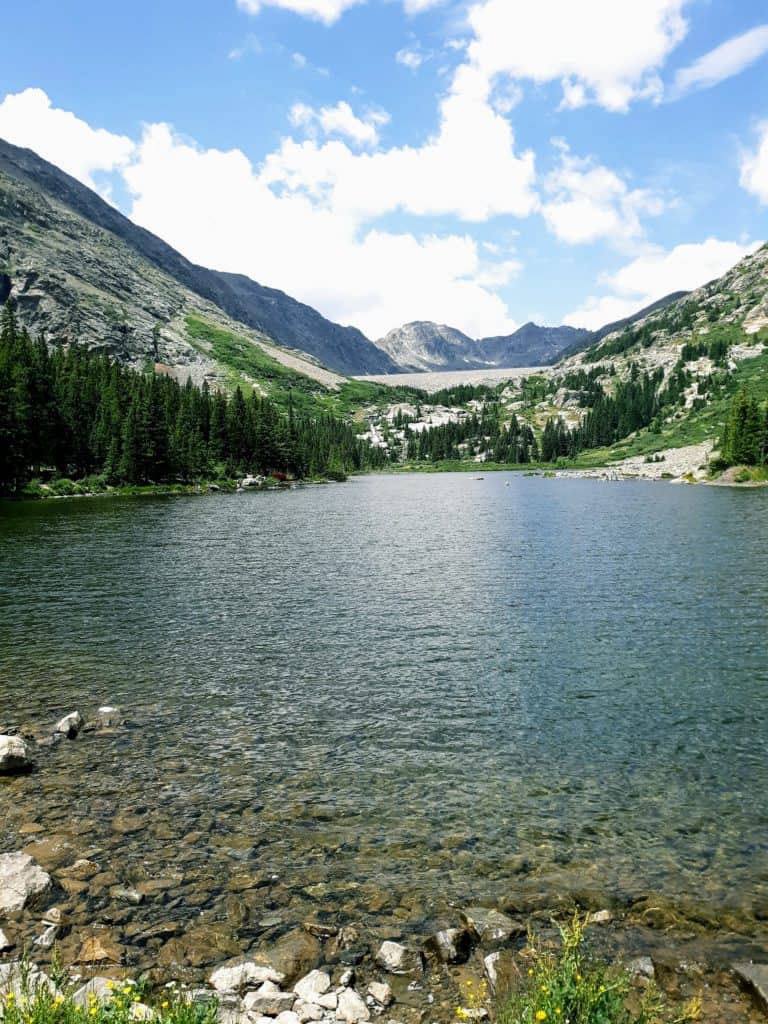 The Blue Lakes Trail near Fairplay Colorado