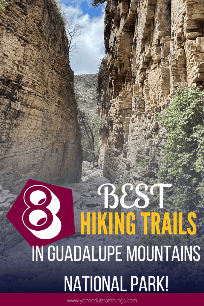 The best hiking trails in Guadalupe Mountains National Park