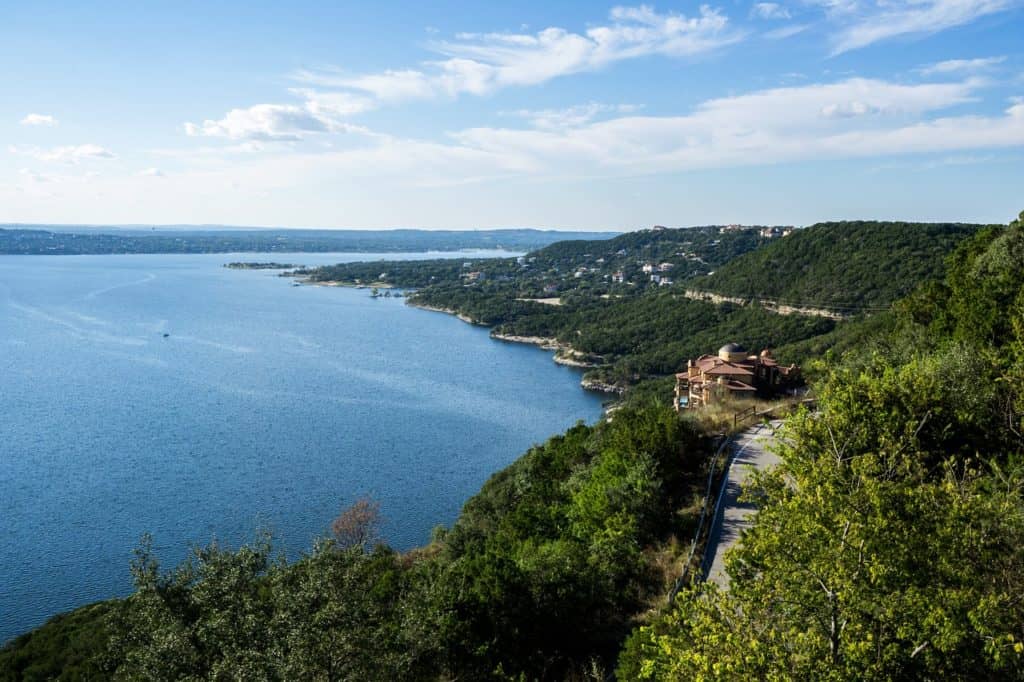 Lake Travis is home to one of the best trail runs in Texas in July