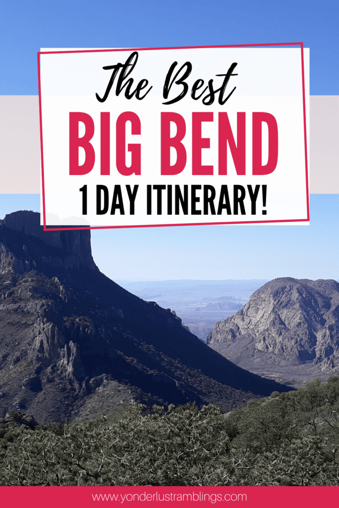 One day in Big Bend National Park itinerary