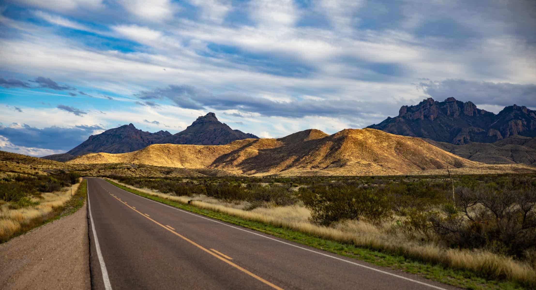 Ross Maxwell Scenic Drive in Big Bend National Park