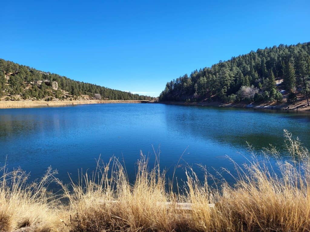 Alto Reservoir is some of the best Ruidoso hiking