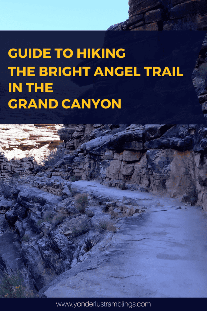 The Bright Angel hike in Grand Canyon