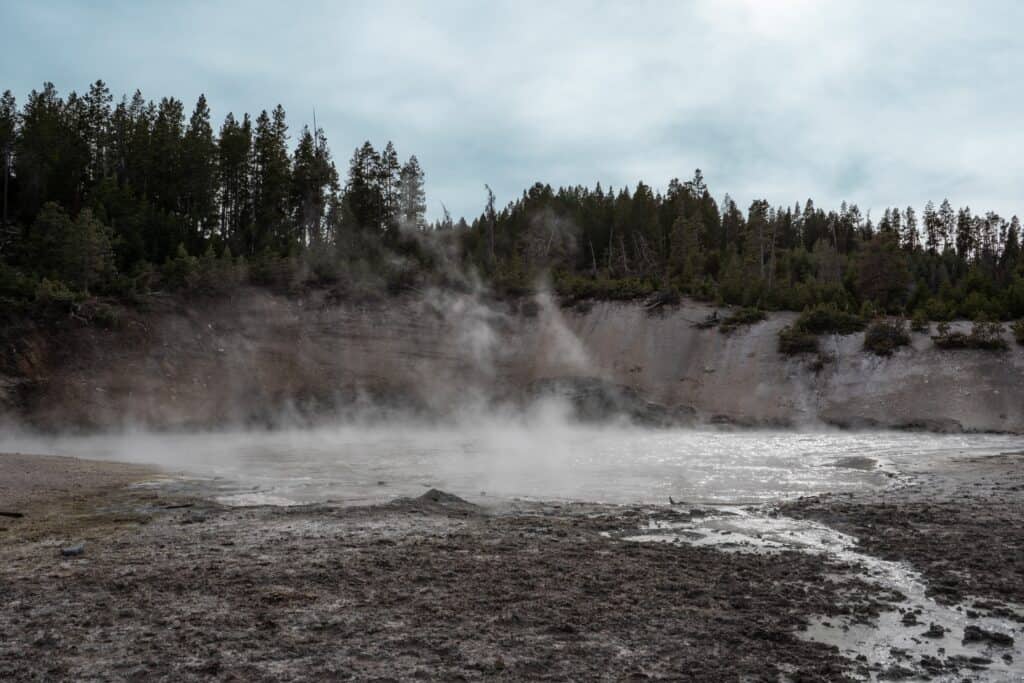 Mud Volcano in Yellowstone National Park