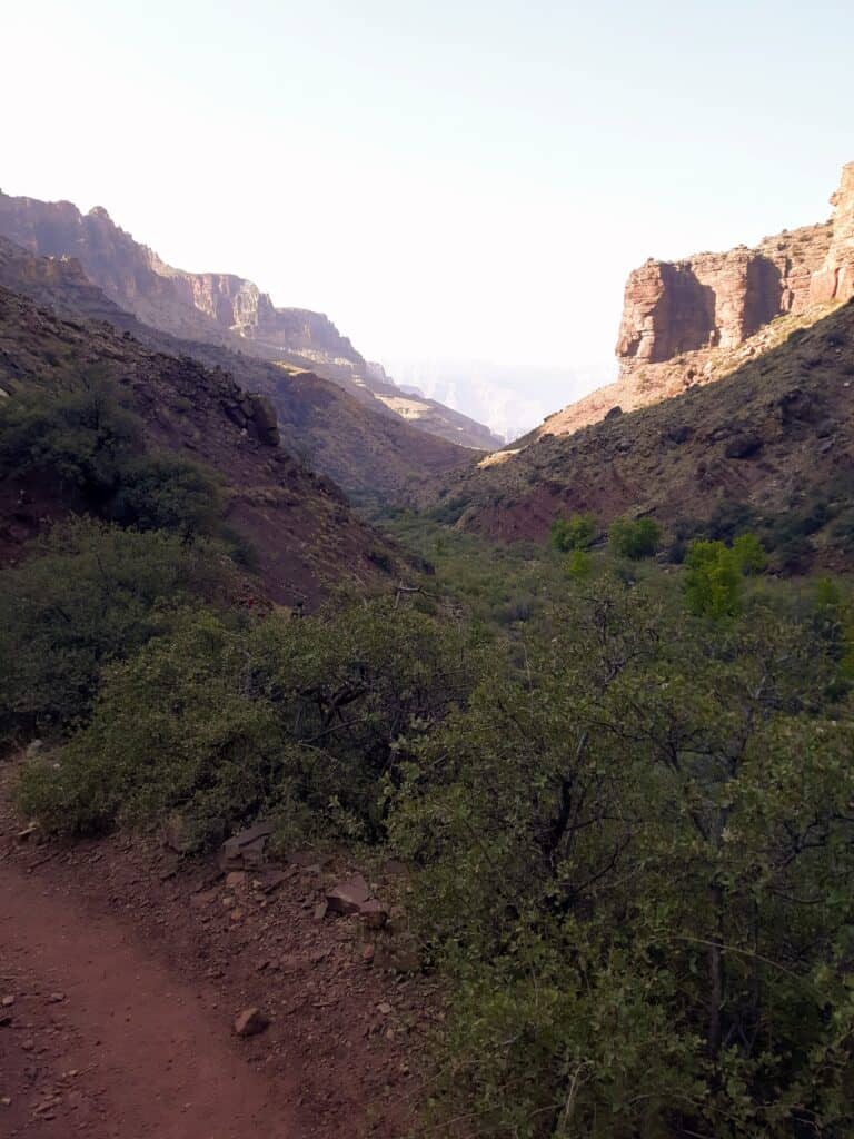 The North Kaibab Trail near Cottonwood Campground