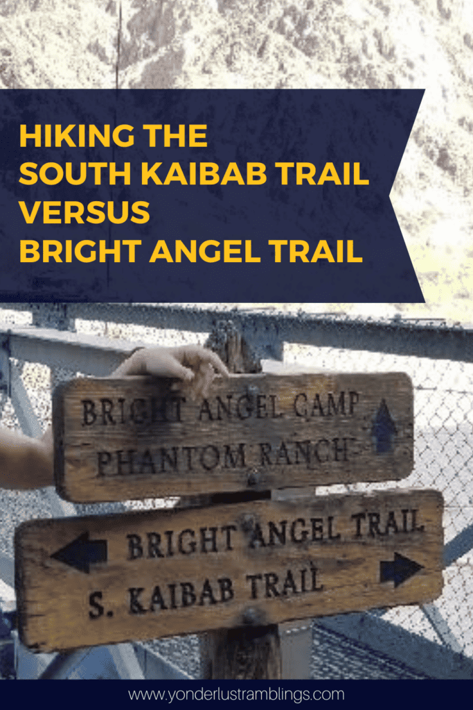 South Kaibab Trail vs Bright Angel Trail