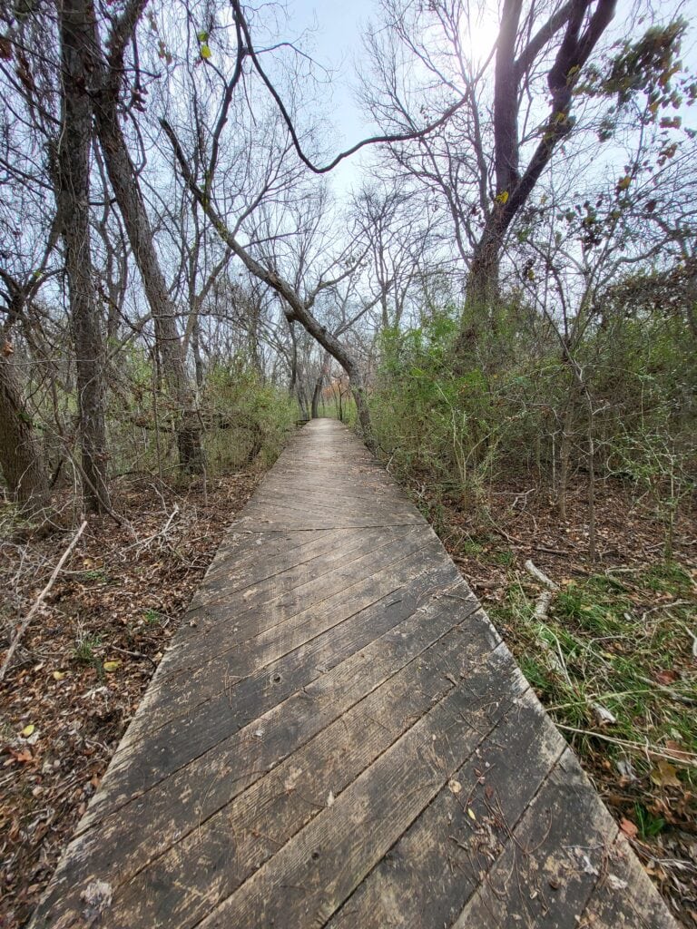 The Riverbottom Trail at the Fort Worth Nature Center