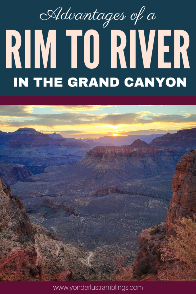 Advantages of a Rim to River hike in the Grand Canyon
