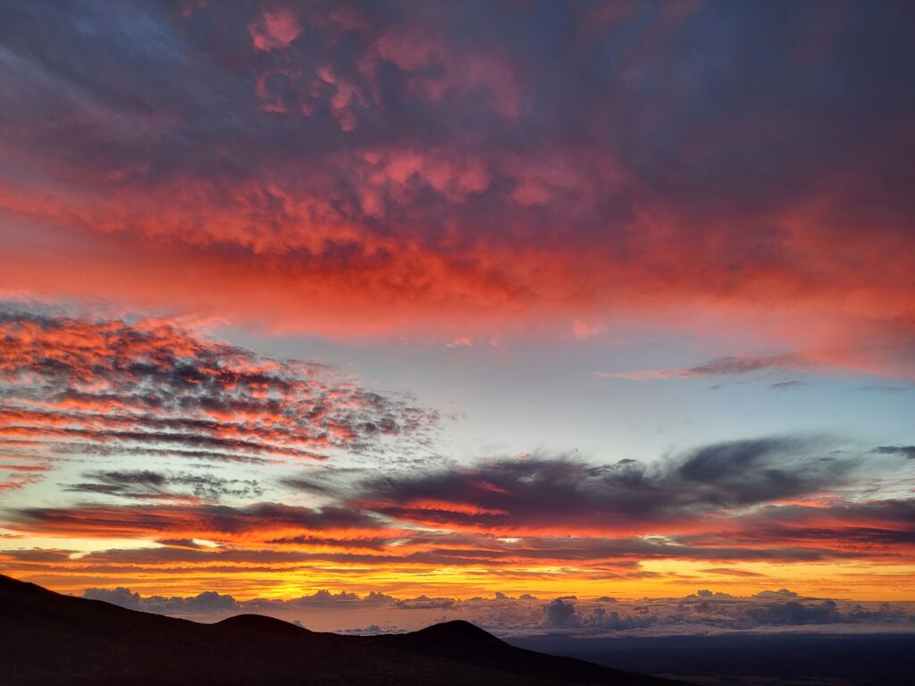 Sunrise from Mauna Kea Hawaii