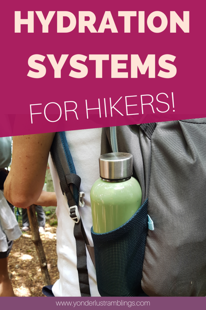Hydration systems for hikers